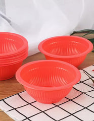 345ml PP Plastic Bowl (Red) β Durable & Versatile Serving Solution