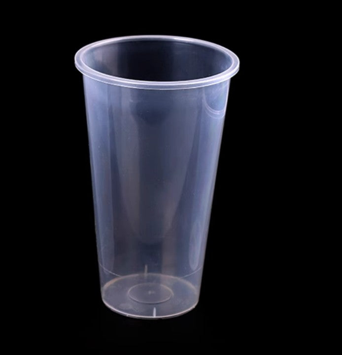 PP Injection Cup with Black Hook Lid