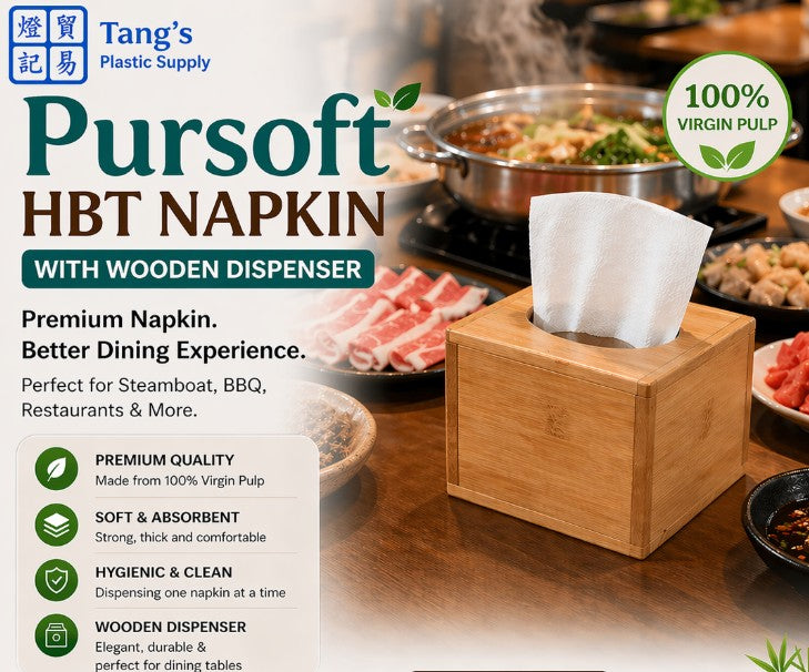 Pursoft HBT Napkin | Premium Virgin Pulp Napkins Pop Up Napkin