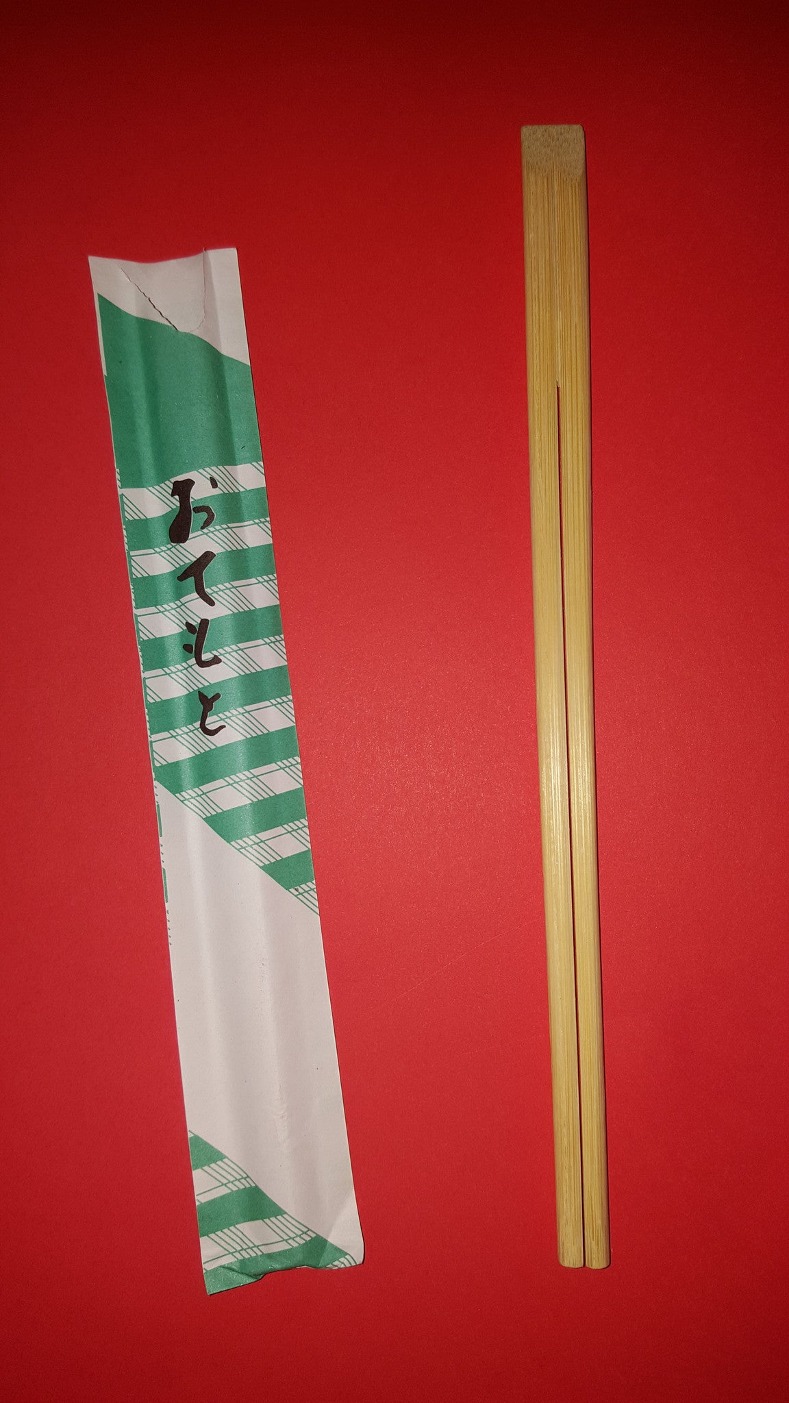 21cm JAPANESE BAMBOO CHOPSTICK WITH WRAPPING