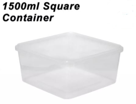 TEMPER PROOF SQUARE CONTAINER