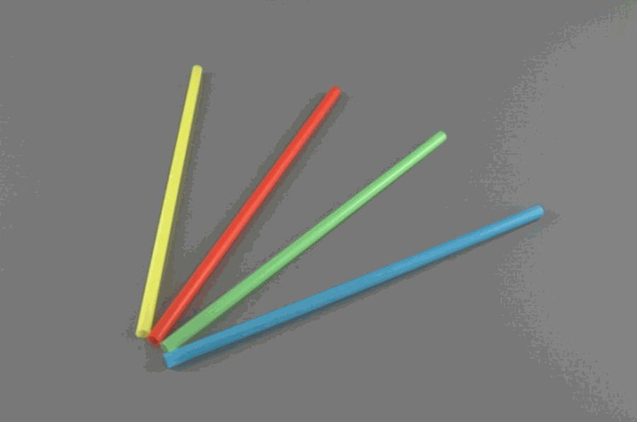7019 Sharp Straight Straw - Colour