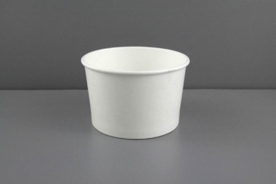 Eco-friendly food-grade paper bowls for soup and salad