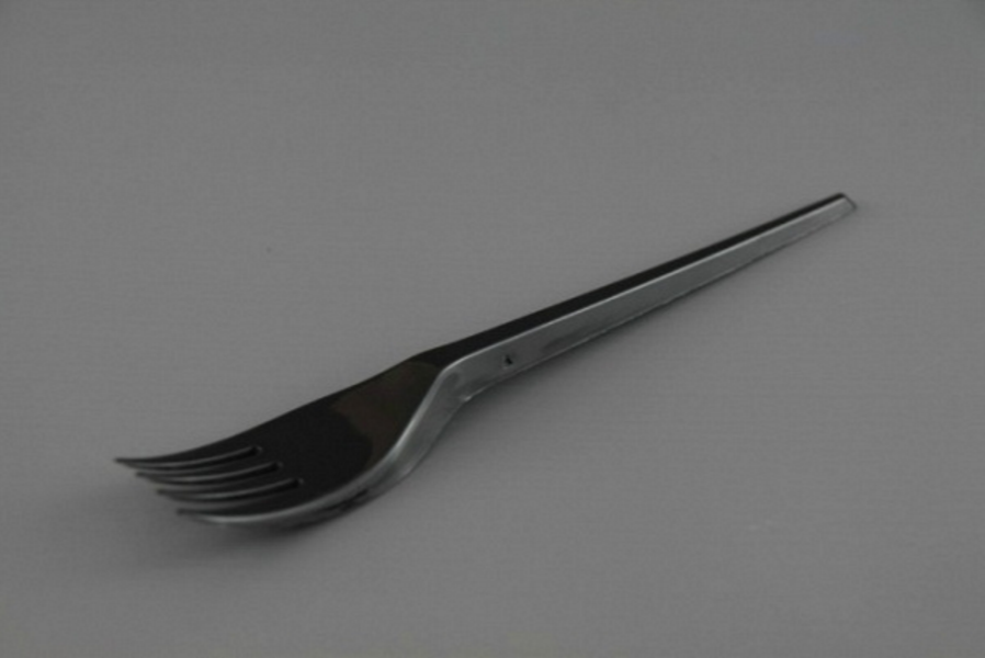 7" PLASTIC FORK (BLACK)