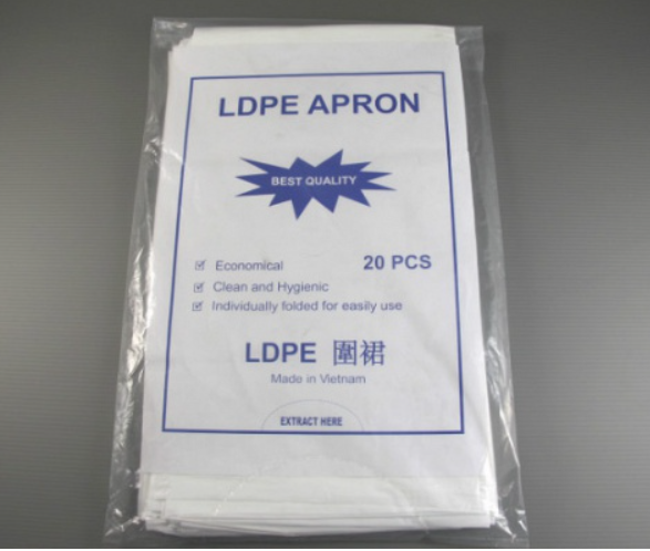 LDPE Apron- A alternate product view 3