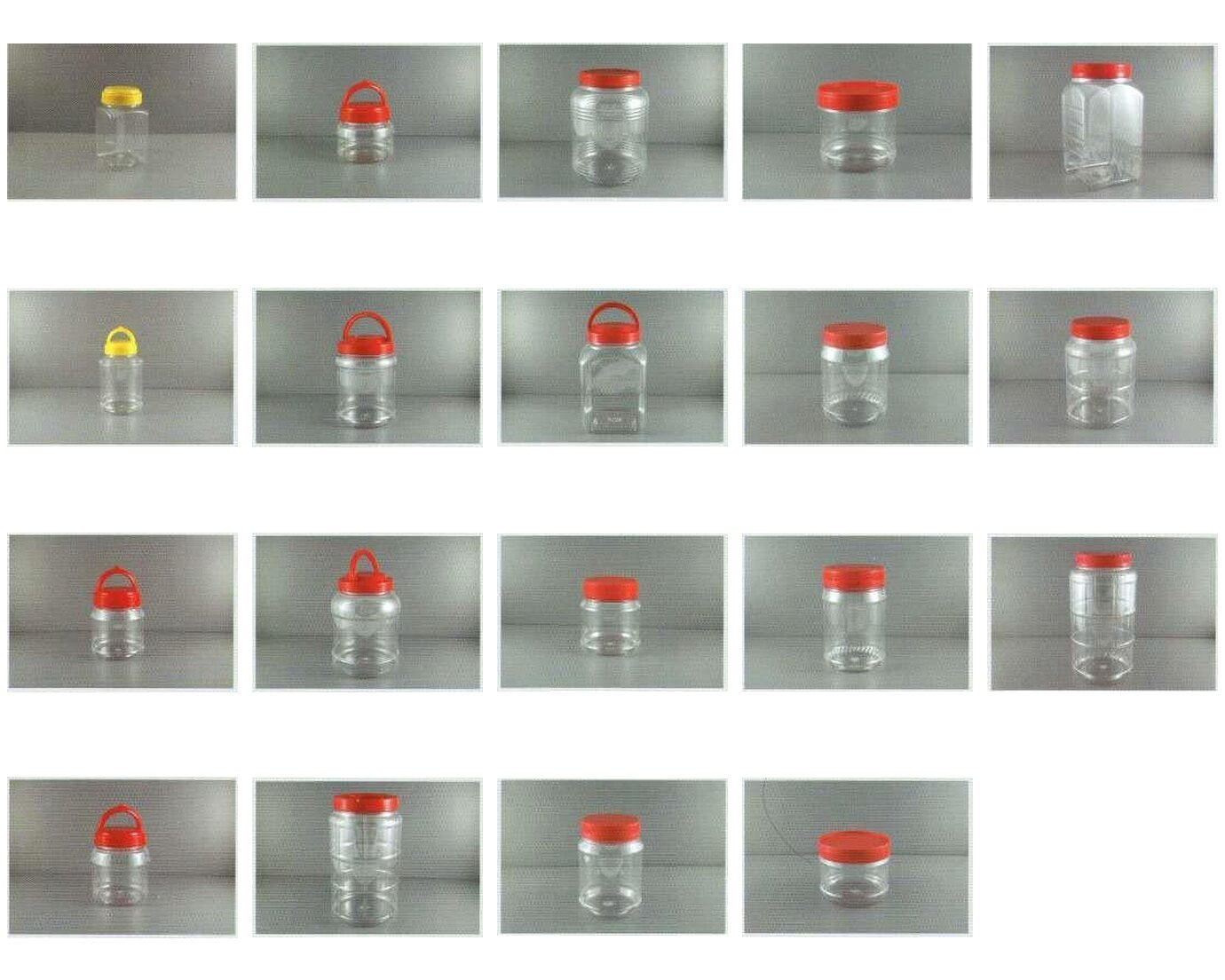 Chinese New Year clear snack containers with lids in 19 models