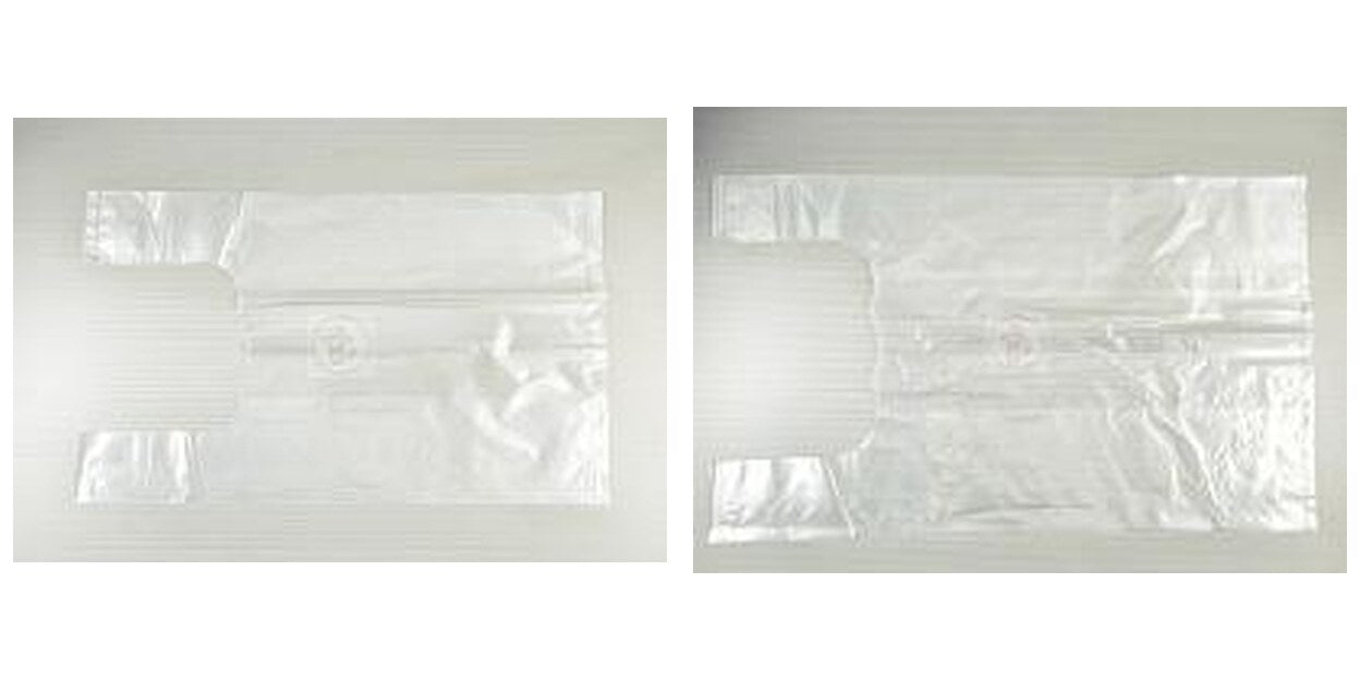 Four-cup and six-cup LDPE drink carrier bags