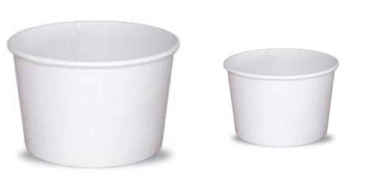 3oz and 4oz paper ice cream cups