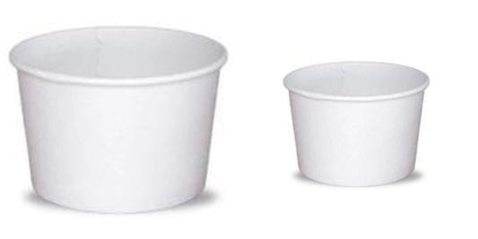 3oz and 4oz paper ice cream cups
