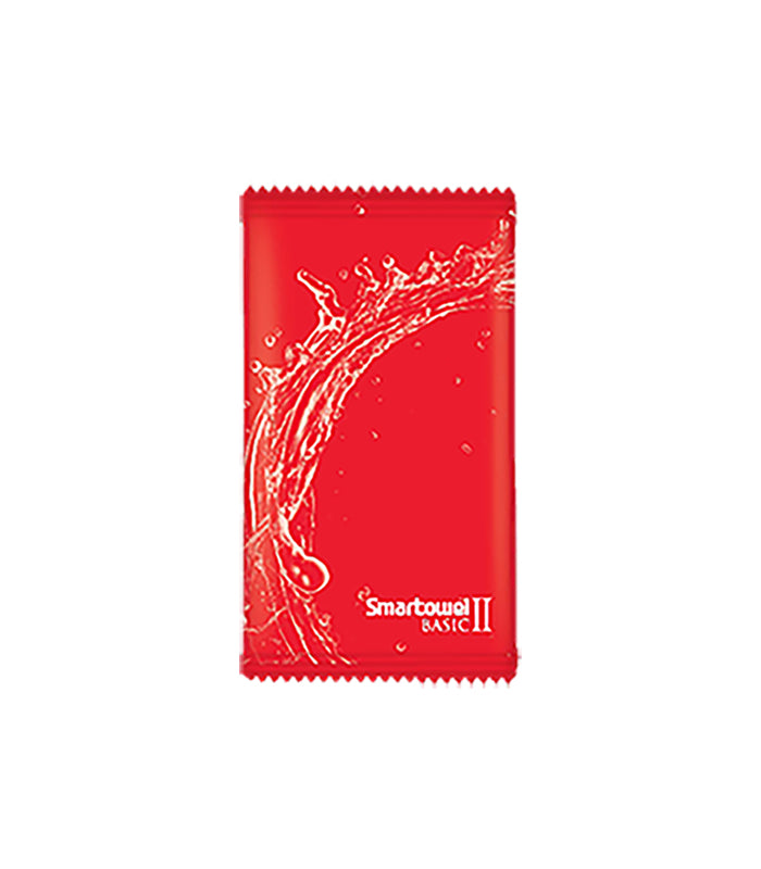 Red Smartowel II Basic individually packed wet towel