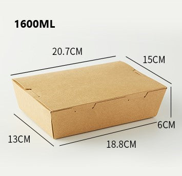 Kraft paper box in 1600ML size