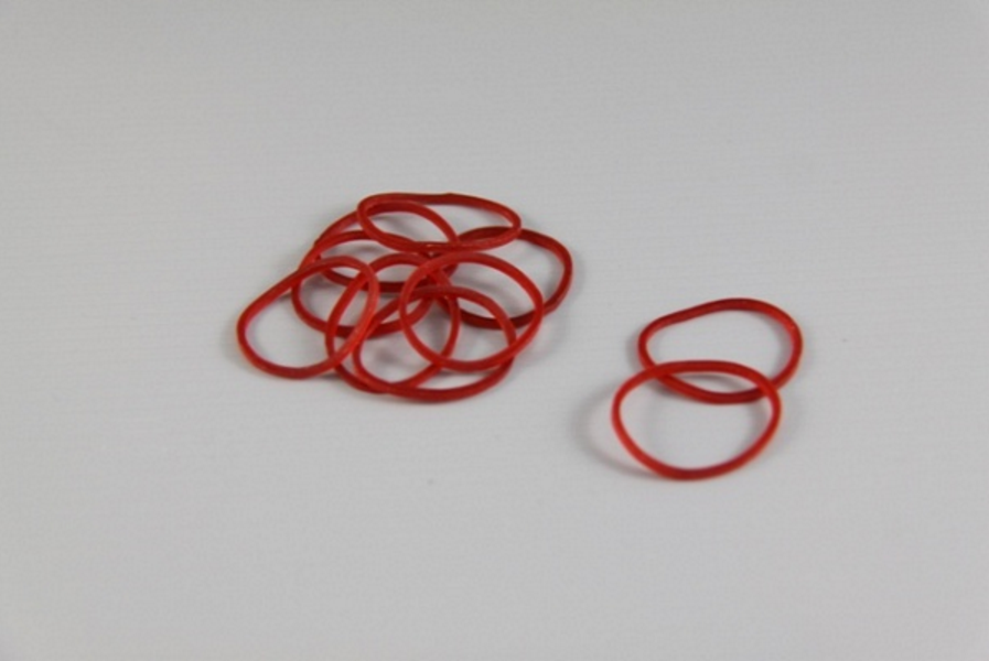 Rubber band discount red