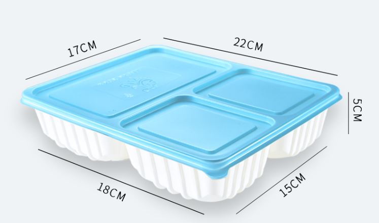 3 COMPARTMENT BENTO TRAY