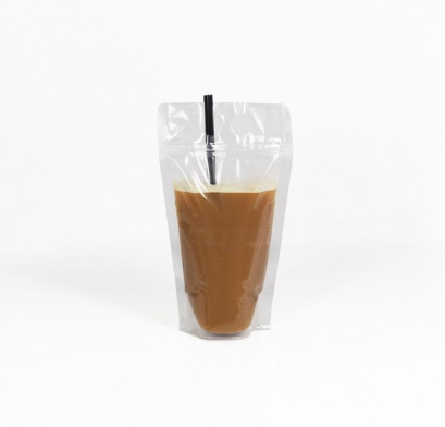 450ML CLEAR DRINK POUCH BAG
