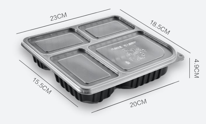 4 COMPARTMENT BENTO TRAY