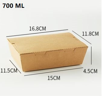 Kraft paper box in 700ML size