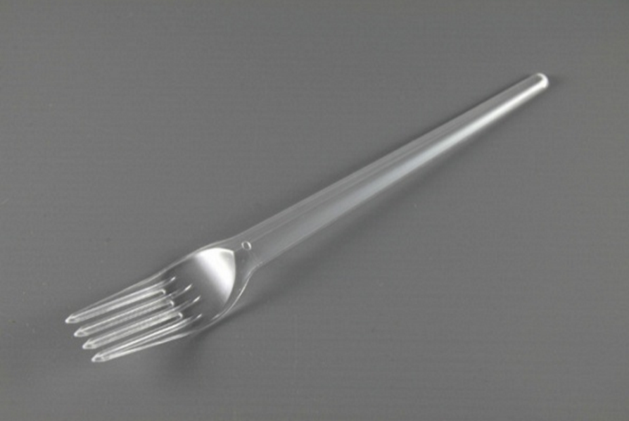 7" PLASTIC FORK (CLEAR)