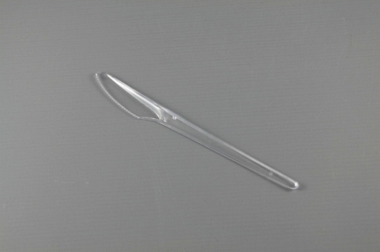 7" PLASTIC KNIFE (CLEAR)