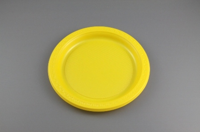 9" PLASTIC PLATE
