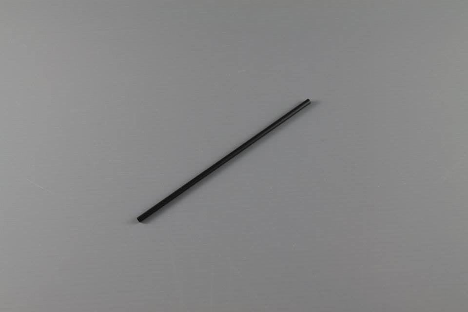 12.5cm Cocktail Straw (Black)
