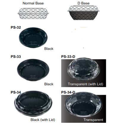 PS-SERIES ROUND CONTAINER FOR SALAD / DONBURI BOWL